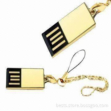 Mini Secure USB Flash Drives with 10-year Data Retention, Available in Various Colors